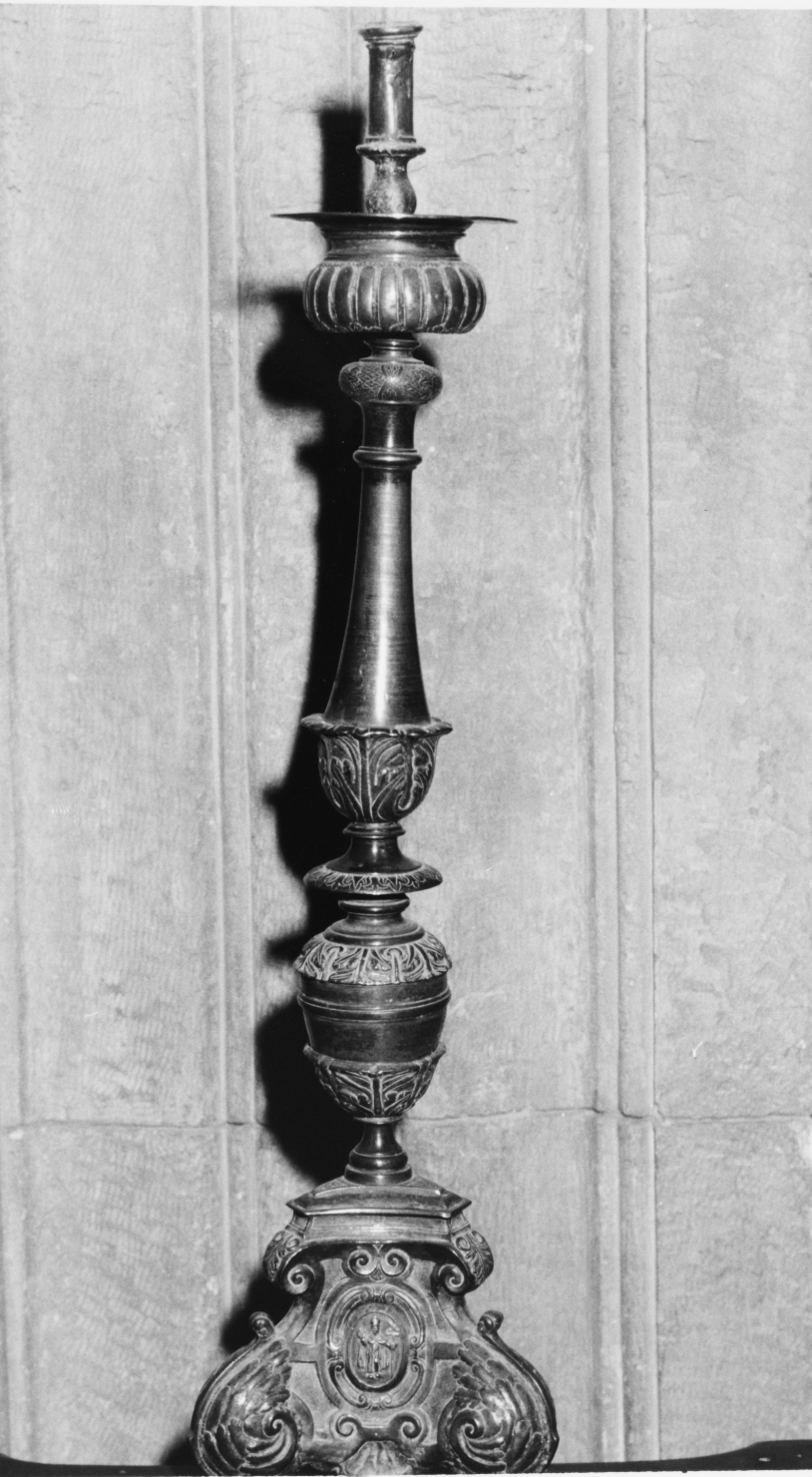 candeliere, serie - bottega cagliaritana (sec. XVII)