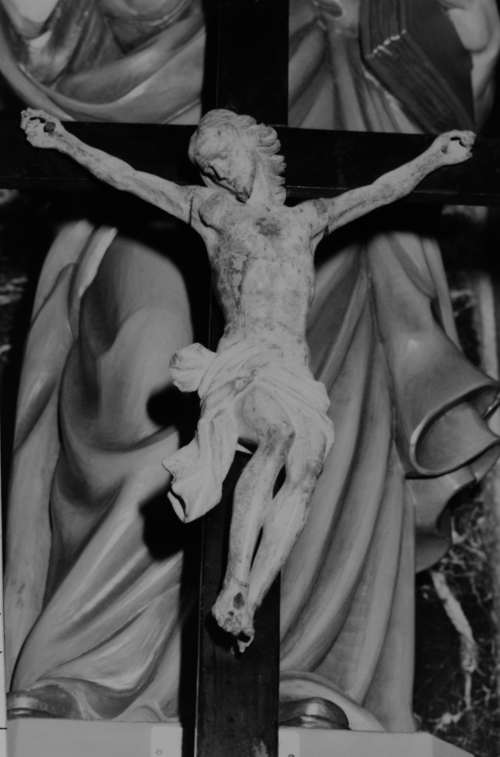 Cristo crocifisso (croce d'altare) - bottega sarda (metà sec. XVIII)