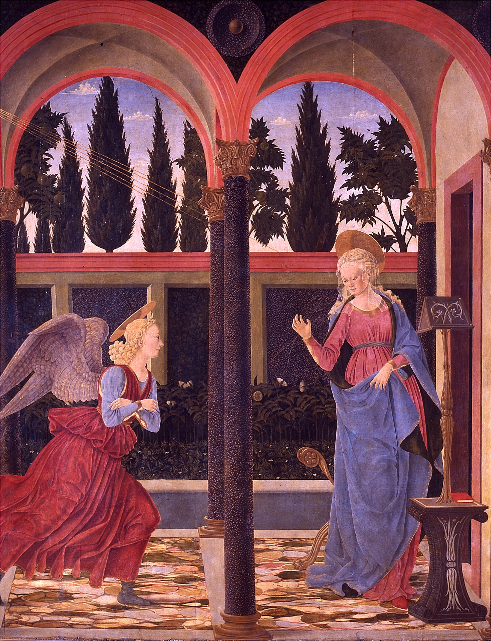 Annunciazione (dipinto) di Baldovinetti Alessio (sec. XV)