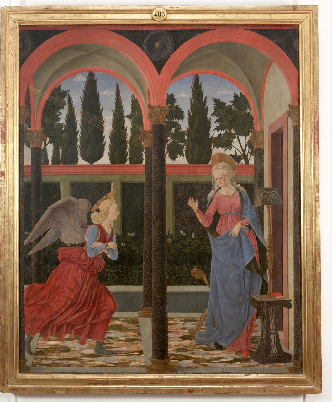 Annunciazione (dipinto) di Baldovinetti Alessio (sec. XV)