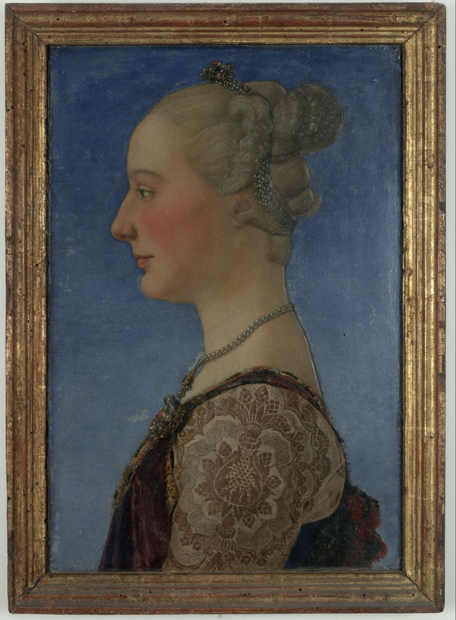 ritratto di donna (dipinto) di Benci Antonio detto Pollaiolo (sec. XV)