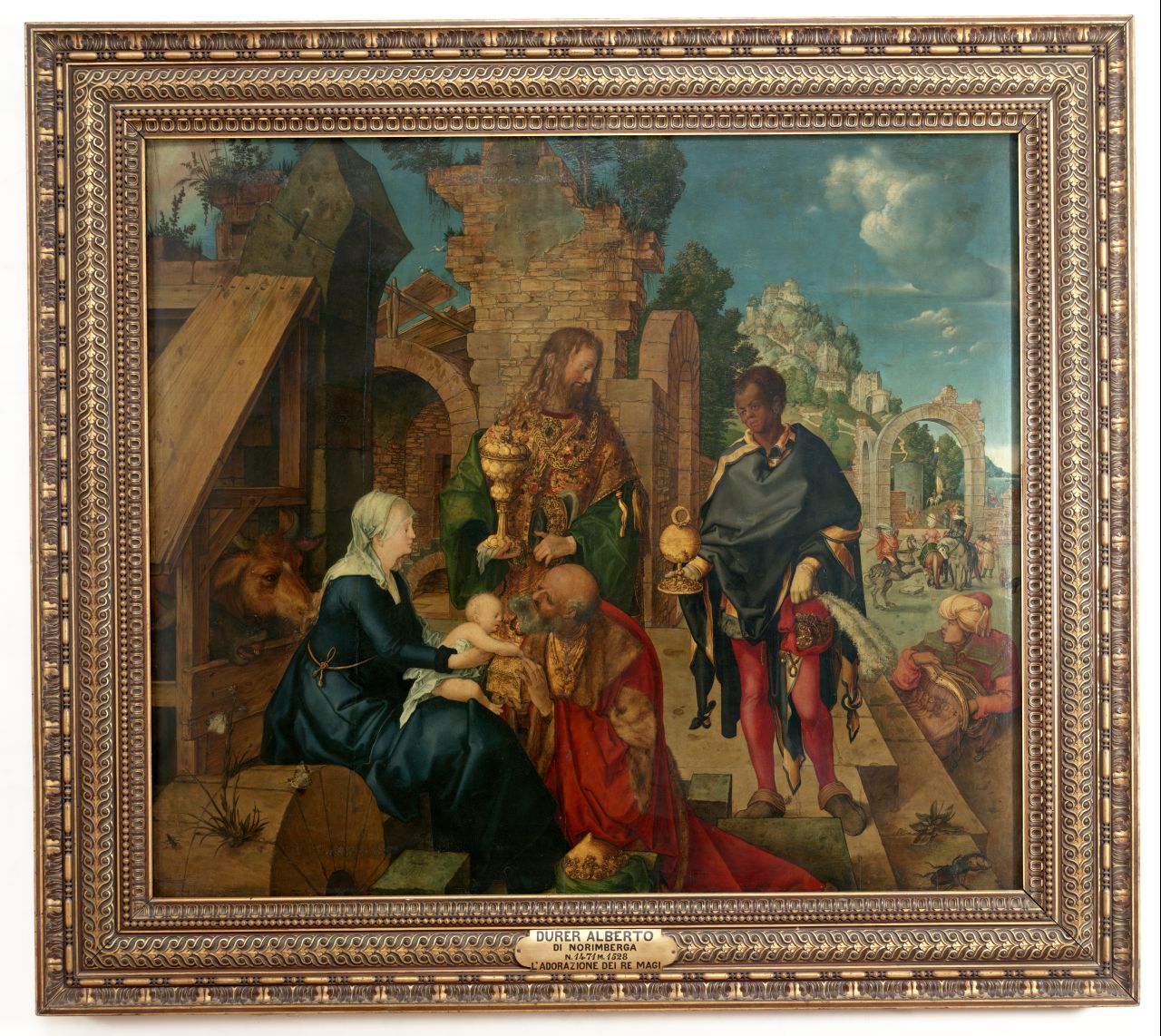 adorazione dei Re Magi (dipinto) di Dürer Albrecht (sec. XVI)