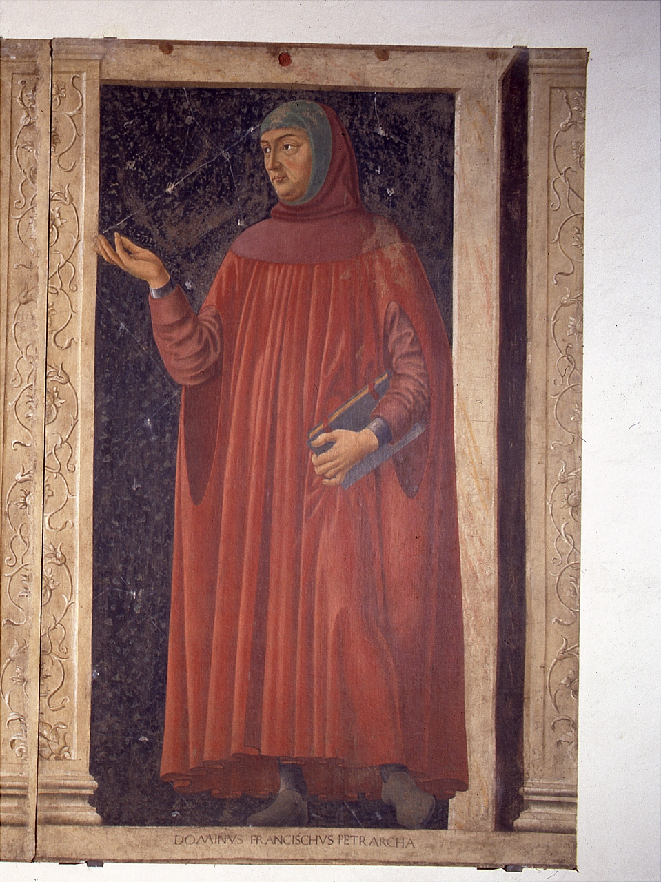 ritratto di Francesco Petrarca (dipinto) di Andrea del Castagno (sec. XV)