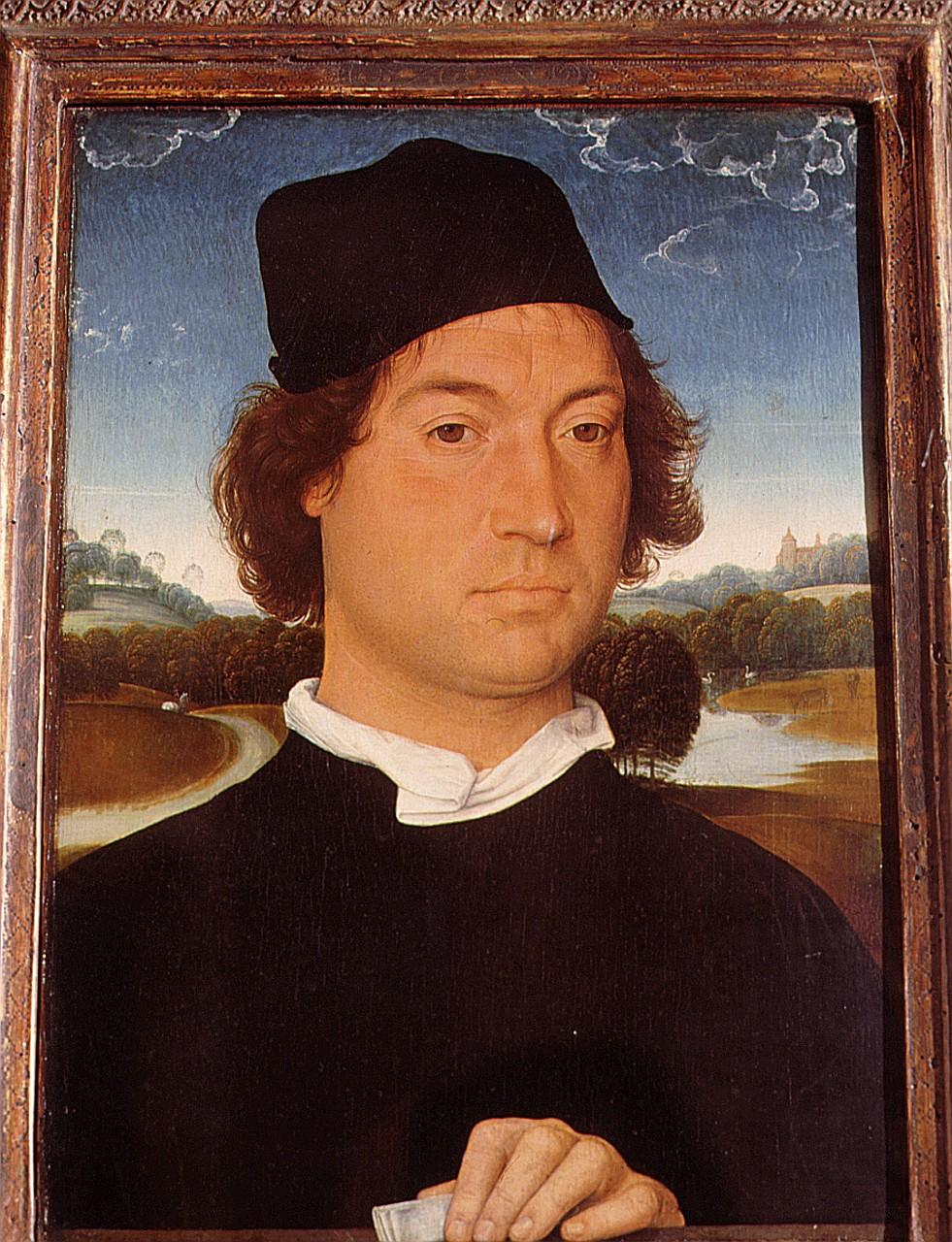 ritratto d'uomo (dipinto) di Memling Hans (sec. XV)