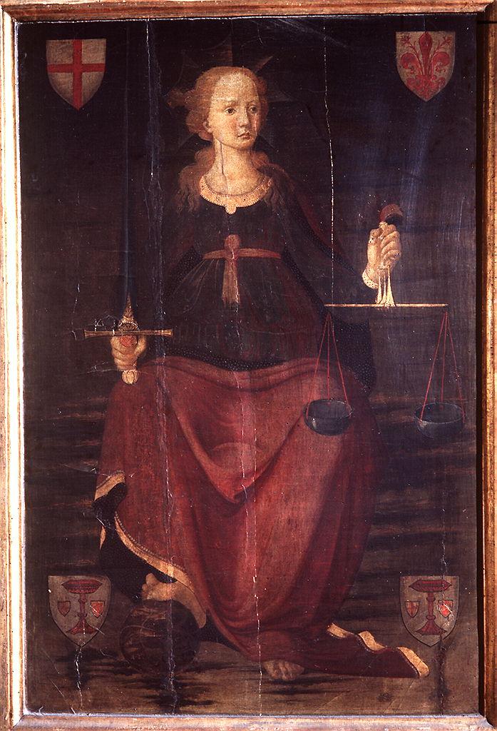 Giustizia (dipinto) di Biagio d'Antonio (sec. XV)