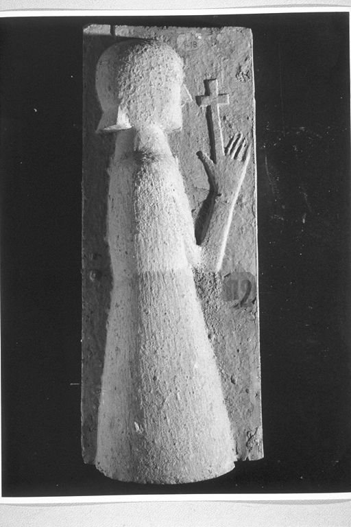 figura maschile (rilievo, opera isolata) - manifattura umbra (sec. XIV)