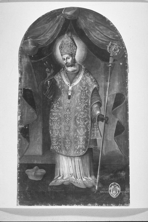 San Carlo Borromeo (dipinto, opera isolata) di Sinibaldi Lorenzo (prima metà sec. XVII)