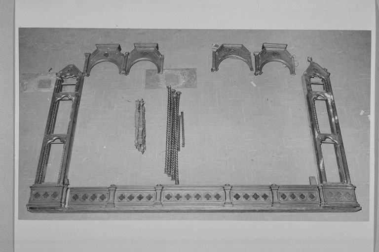 cornice, insieme - manifattura umbra (secc. XV/ XVI)