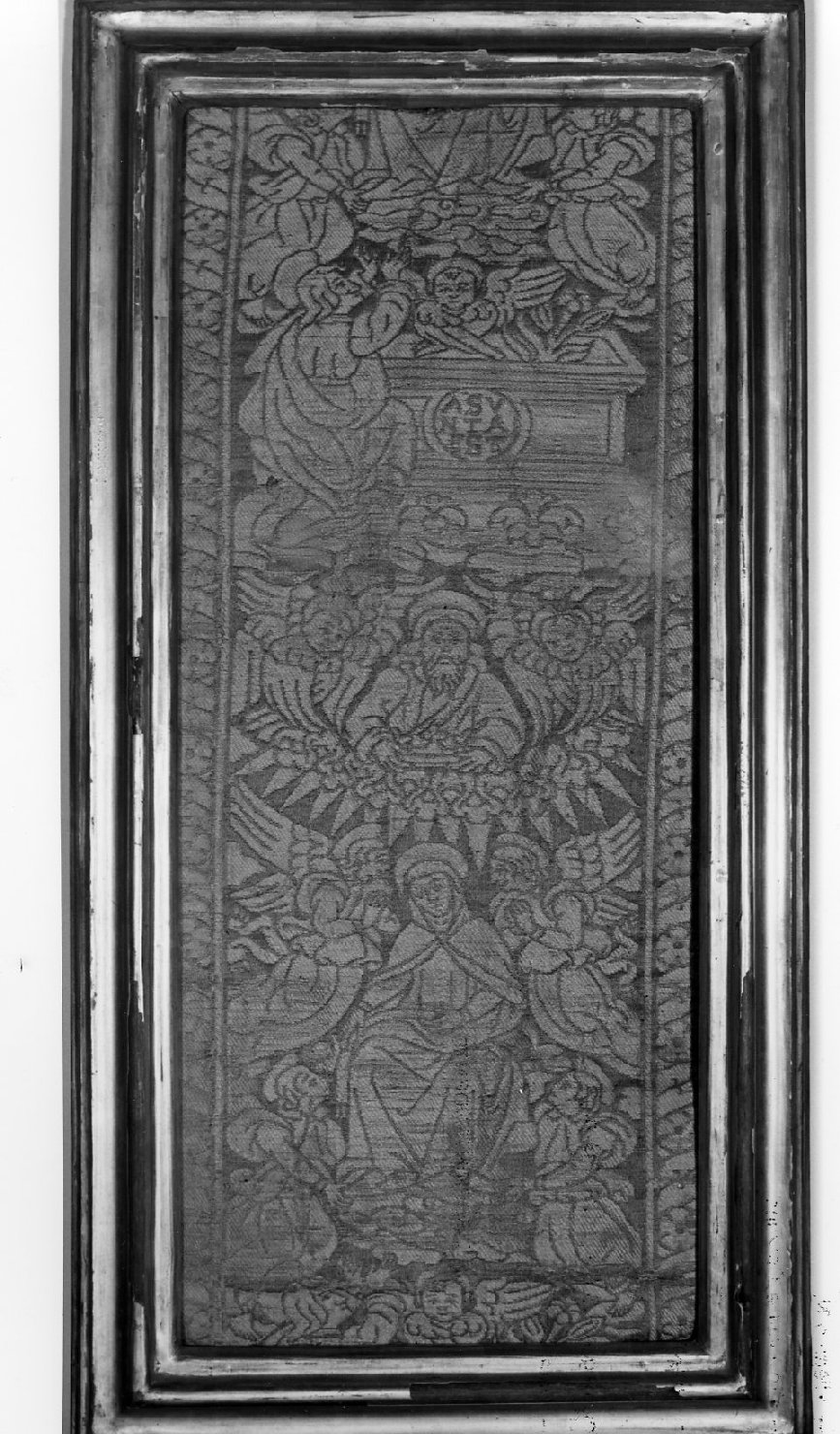 assunzione della Madonna (tessuto, opera isolata) - ambito toscano (secc. XV/ XVI)