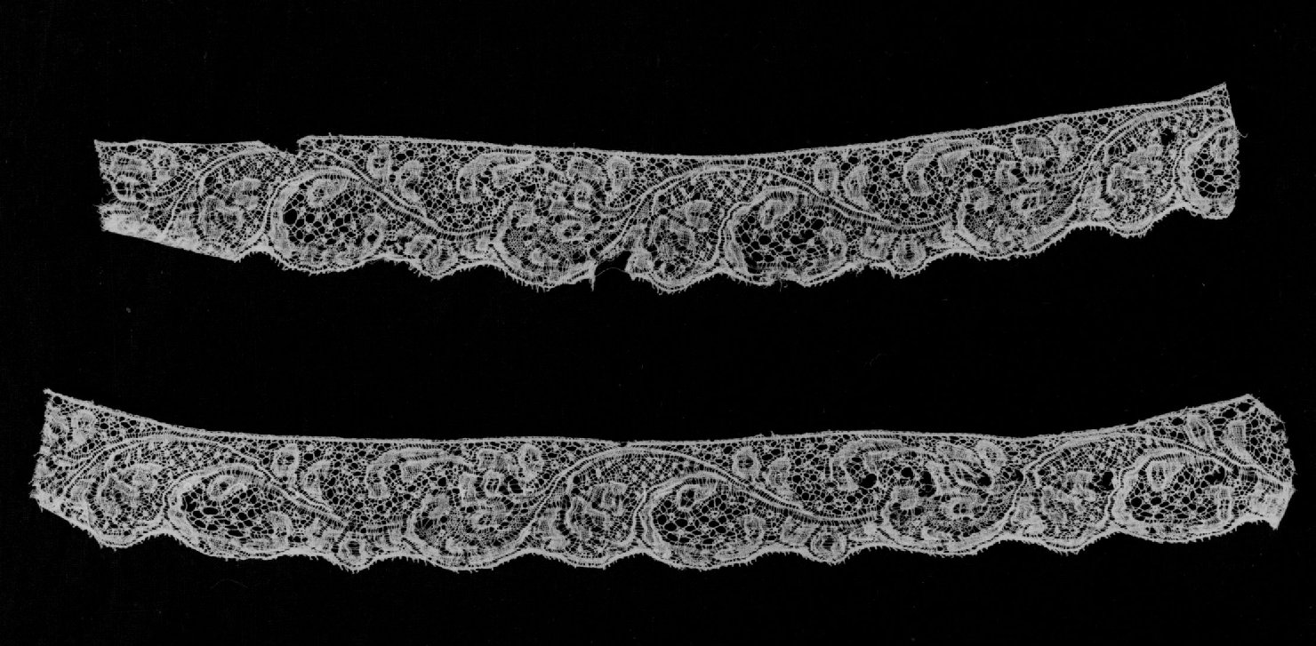 bordo, frammento - manifattura francese (secondo quarto sec. XVIII)