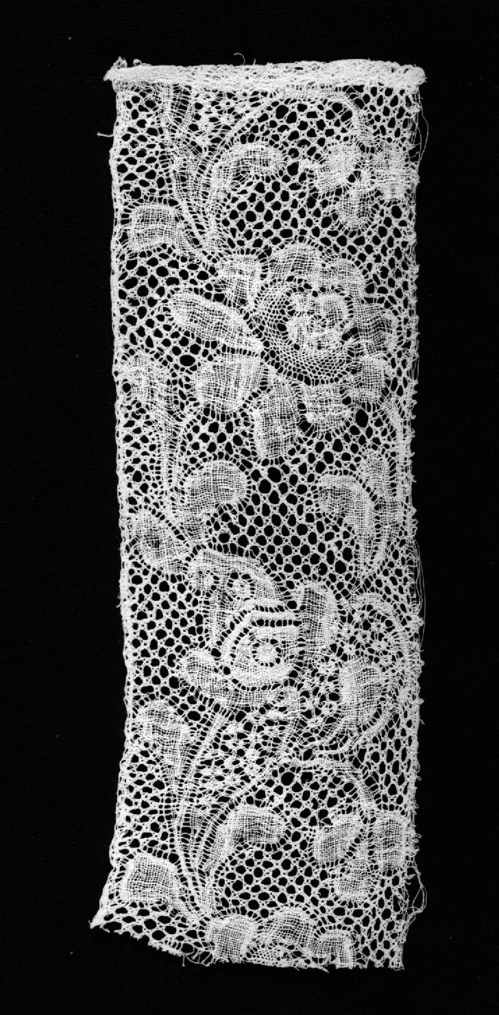 bordo, frammento - manifattura francese (secondo quarto sec. XVIII)