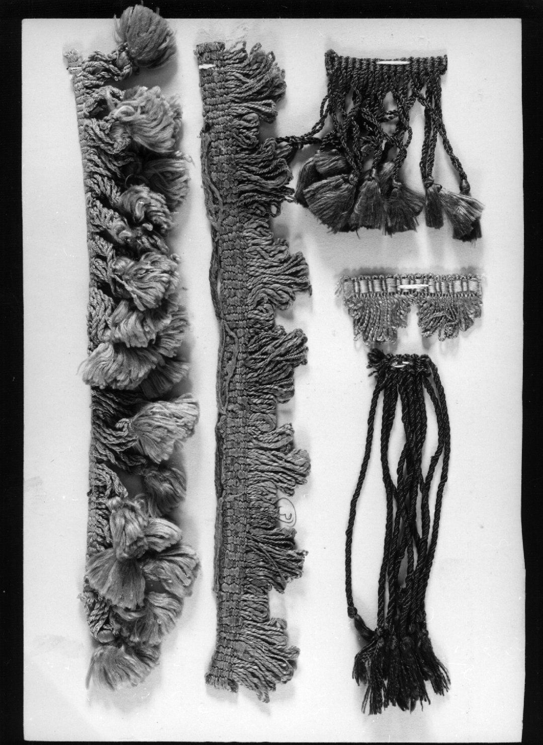 frangia, frammento - manifattura italiana (sec. XVIII)