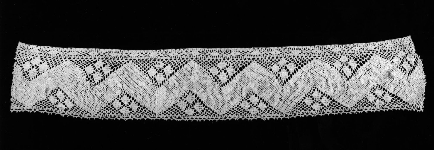 bordo, frammento - manifattura italiana (seconda metà sec. XIX)