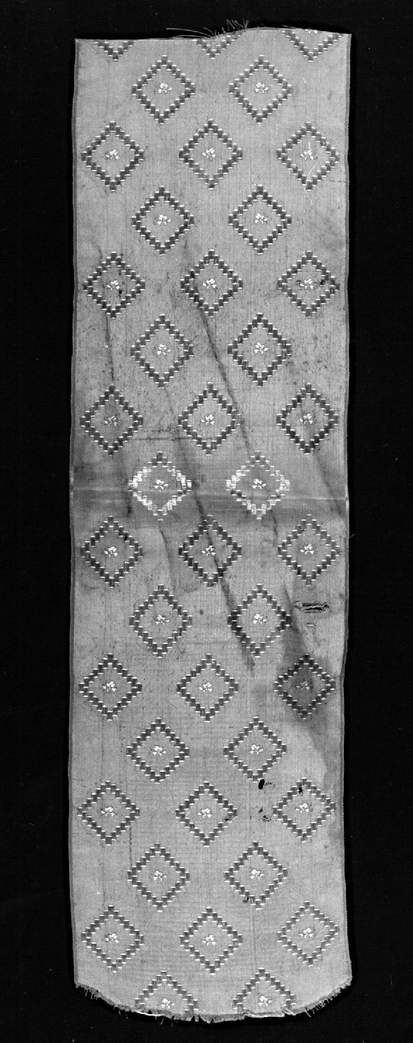 nastro, frammento - manifattura italiana (sec. XIX)