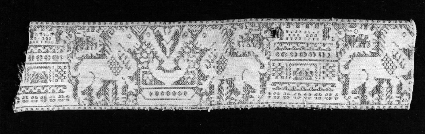 gallone, frammento - manifattura italiana (sec. XVII)