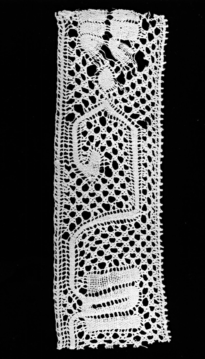 bordo, frammento - manifattura italiana (ultimo quarto sec. XVII)