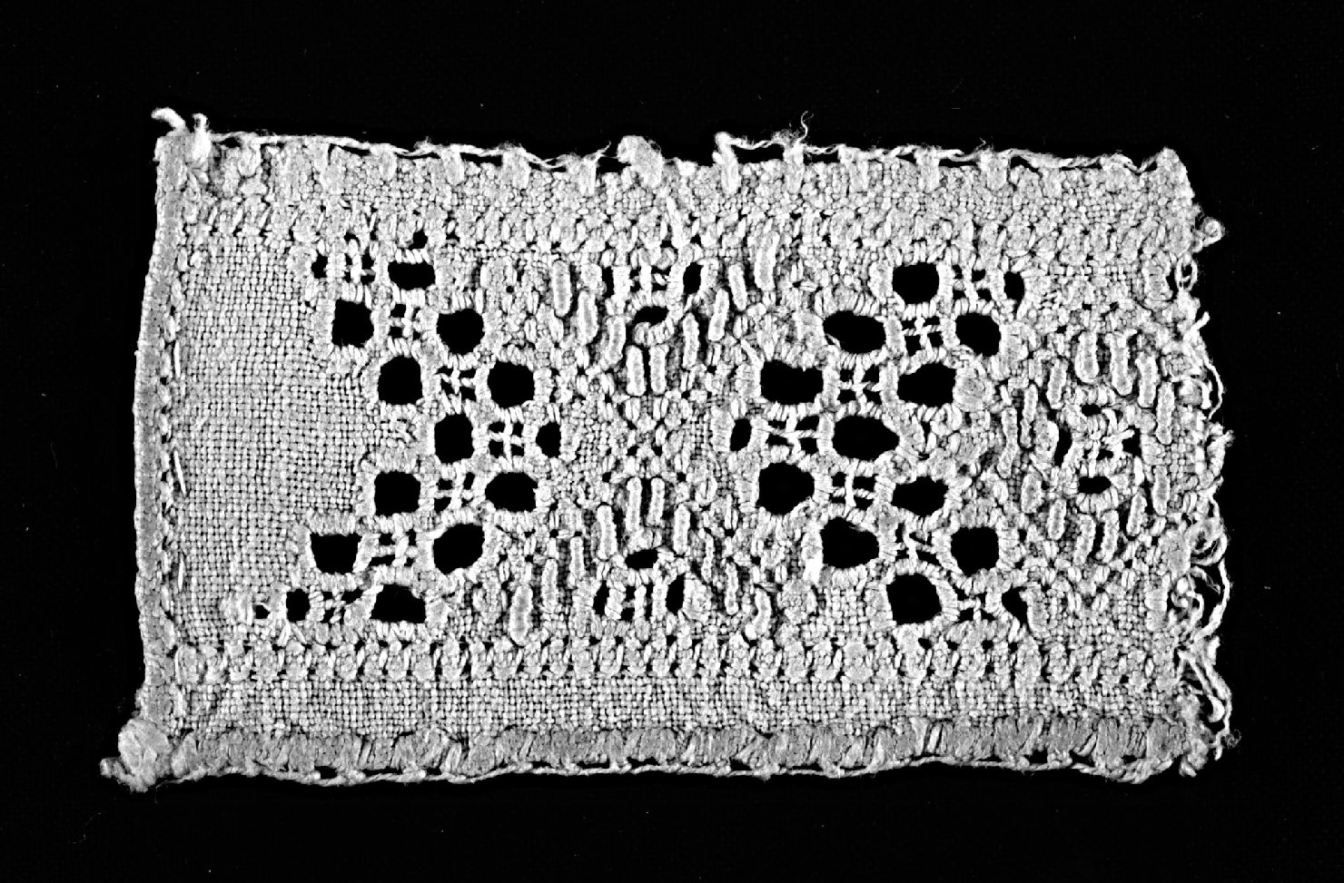 trina, frammento - manifattura italiana (seconda metà sec. XVI)