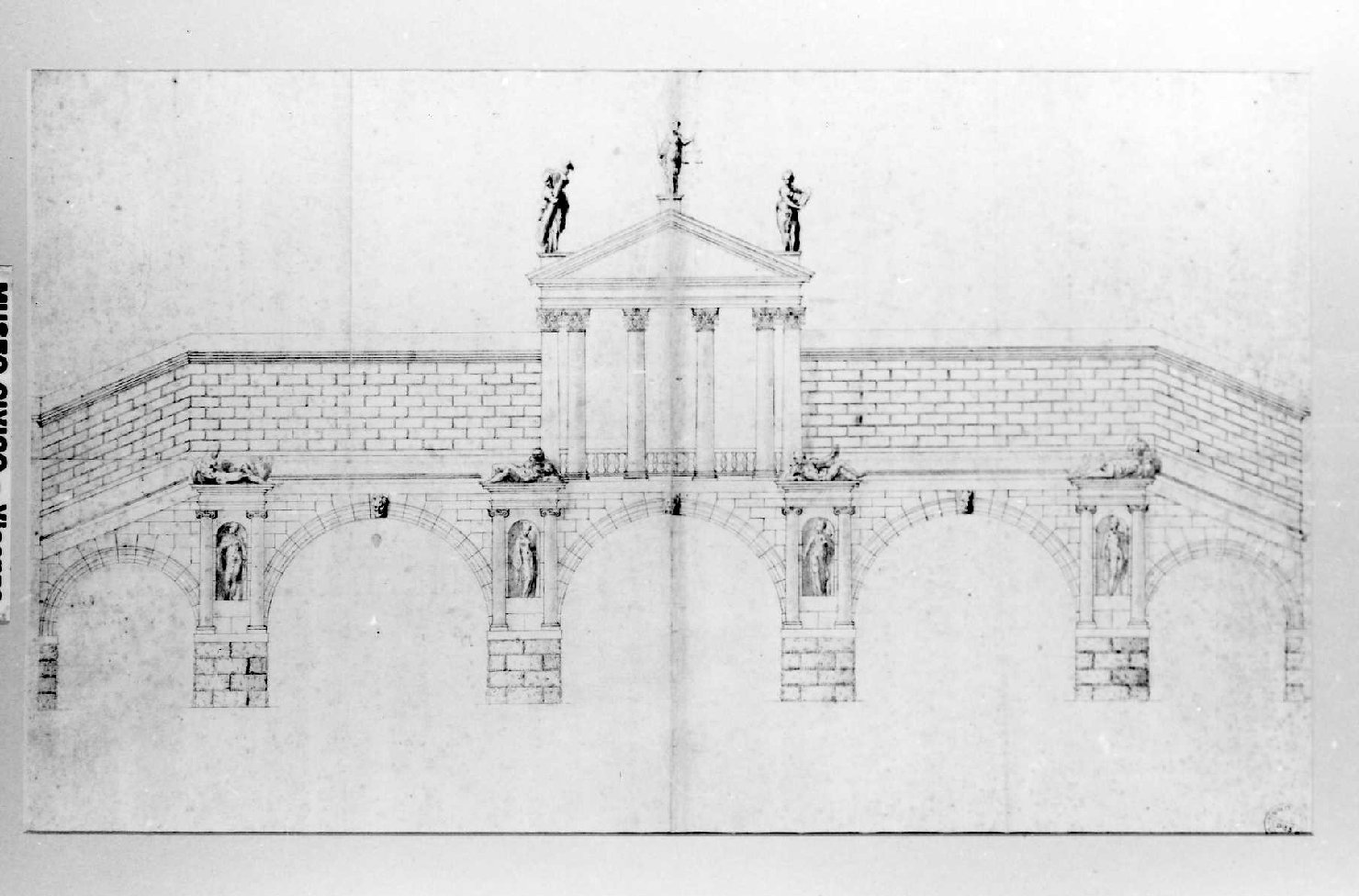 ponte (disegno) di Palladio Andrea, India Bernardino (sec. XVI)