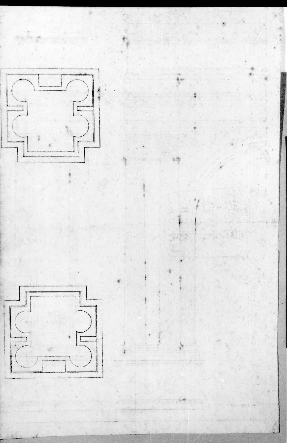 elementi architettonici (disegno) di Palladio Andrea (sec. XVI)