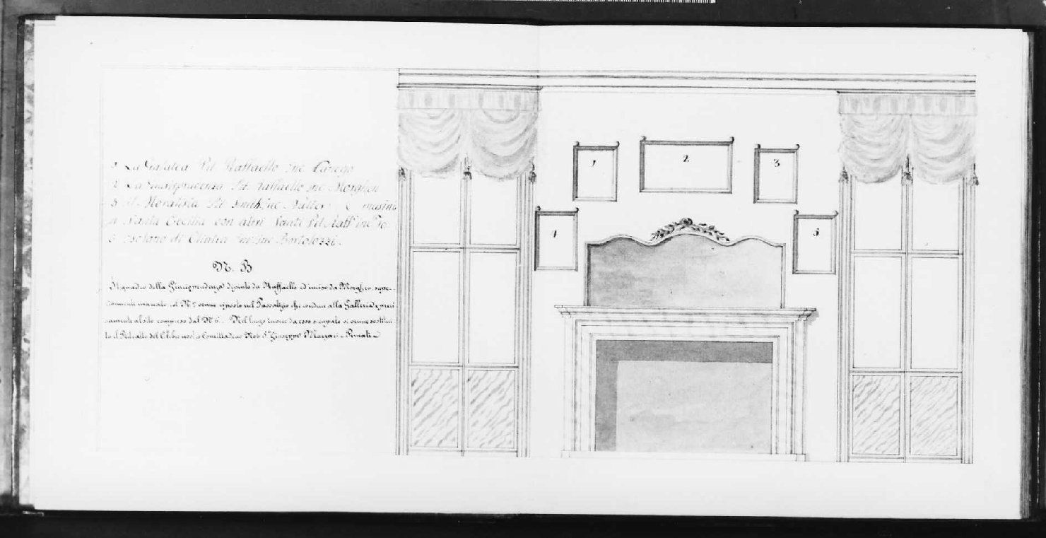 interno (disegno, serie) di Brunello Vincenzo (secc. XVIII/ XIX)