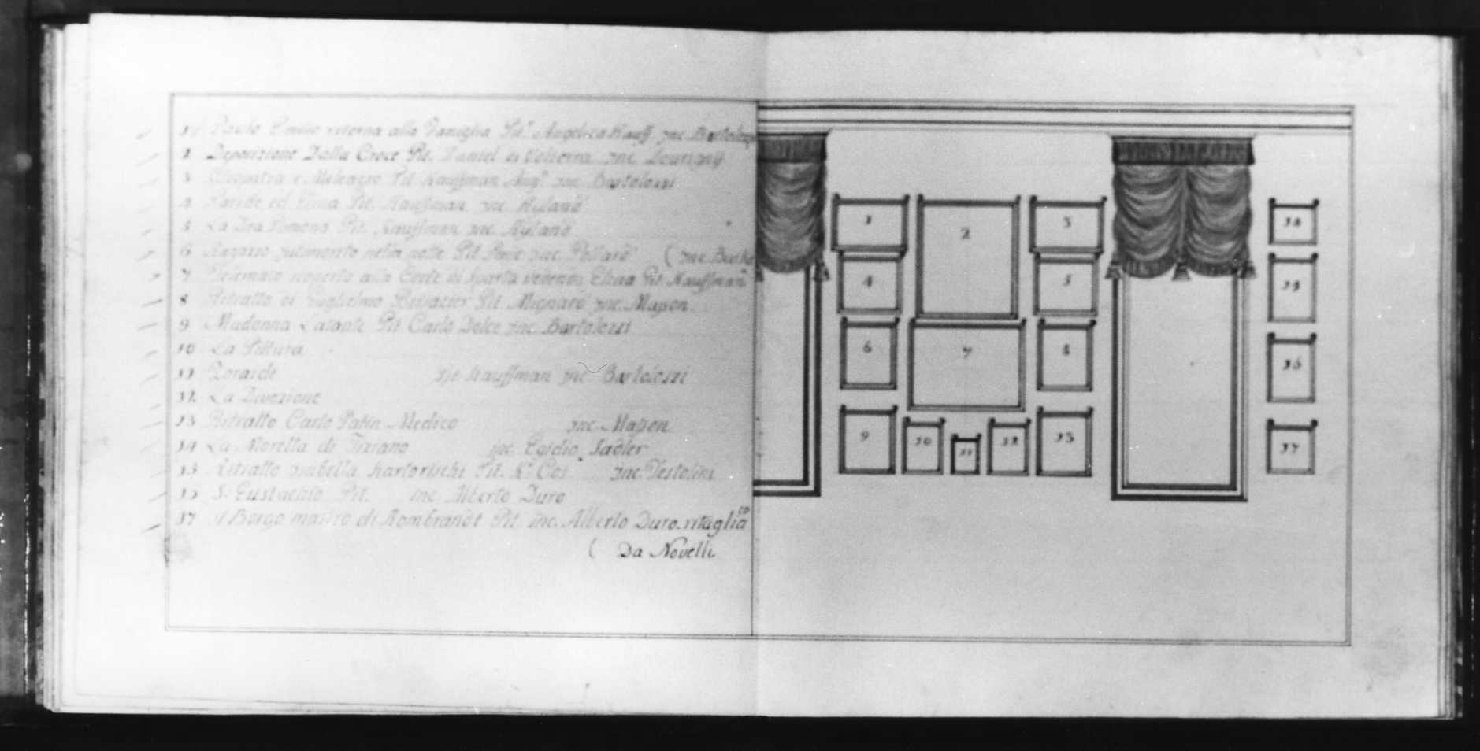 interno (disegno, serie) di Brunello Vincenzo (secc. XVIII/ XIX)