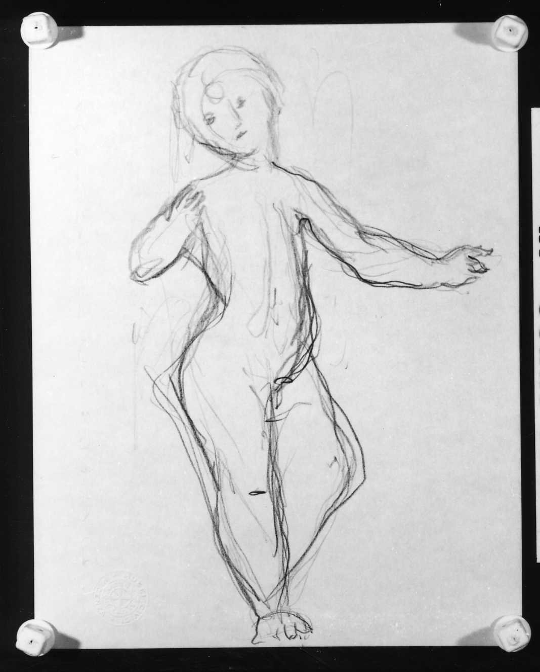 bambino (disegno, serie) di De Maria Otello (sec. XX)