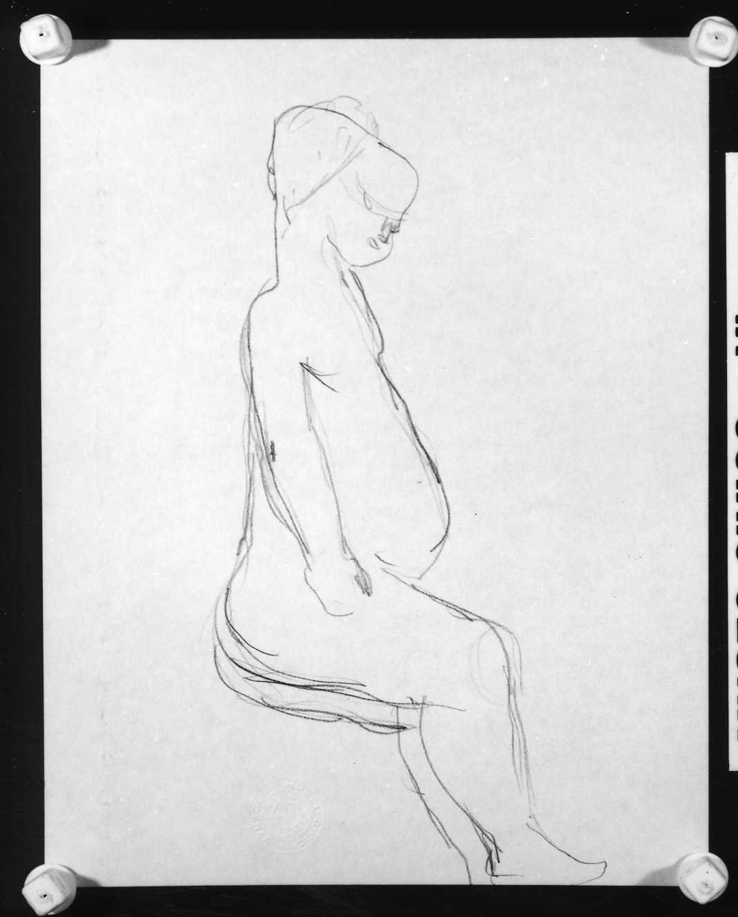 bambino (disegno, serie) di De Maria Otello (sec. XX)