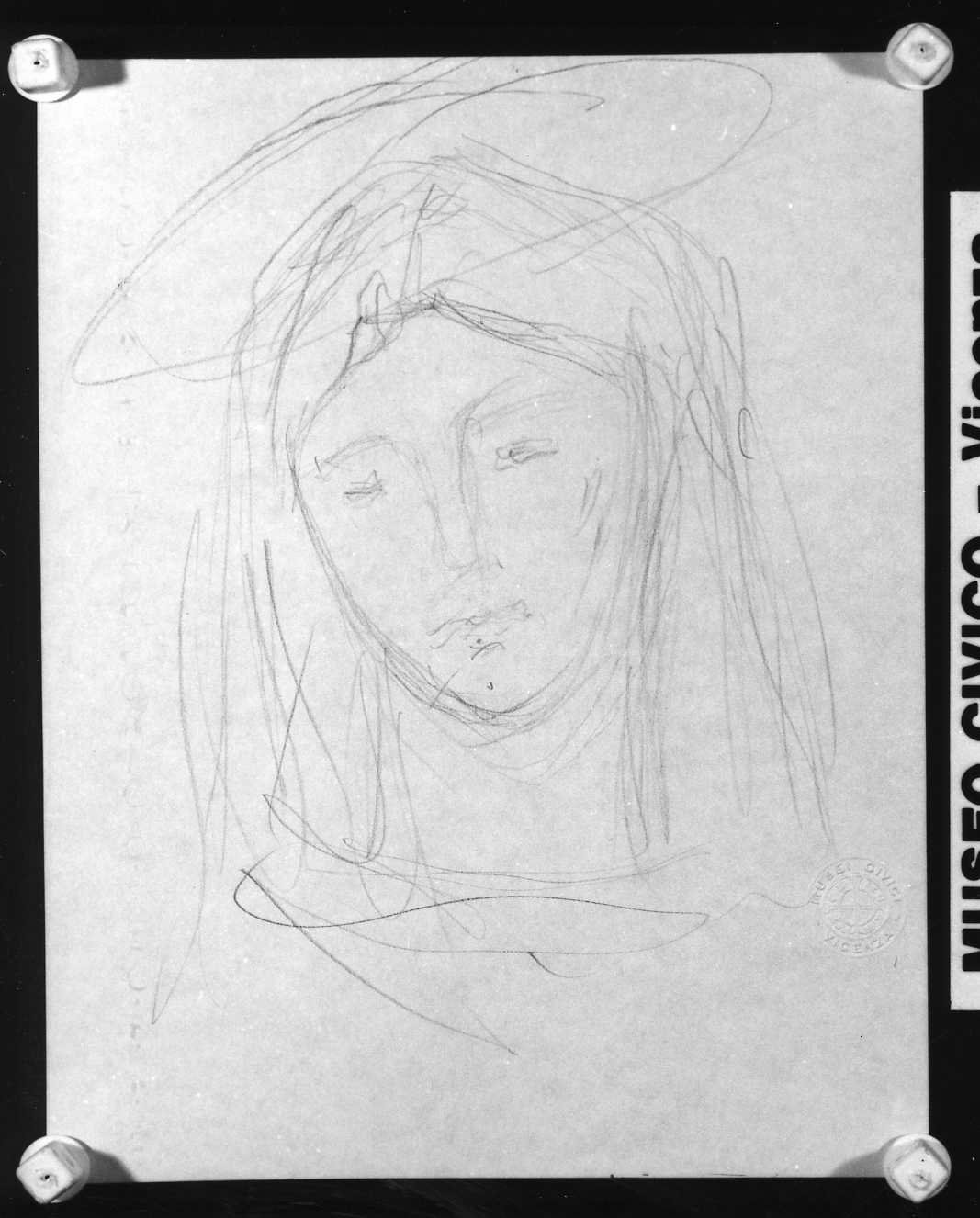 Madonna (disegno, serie) di De Maria Otello (sec. XX)