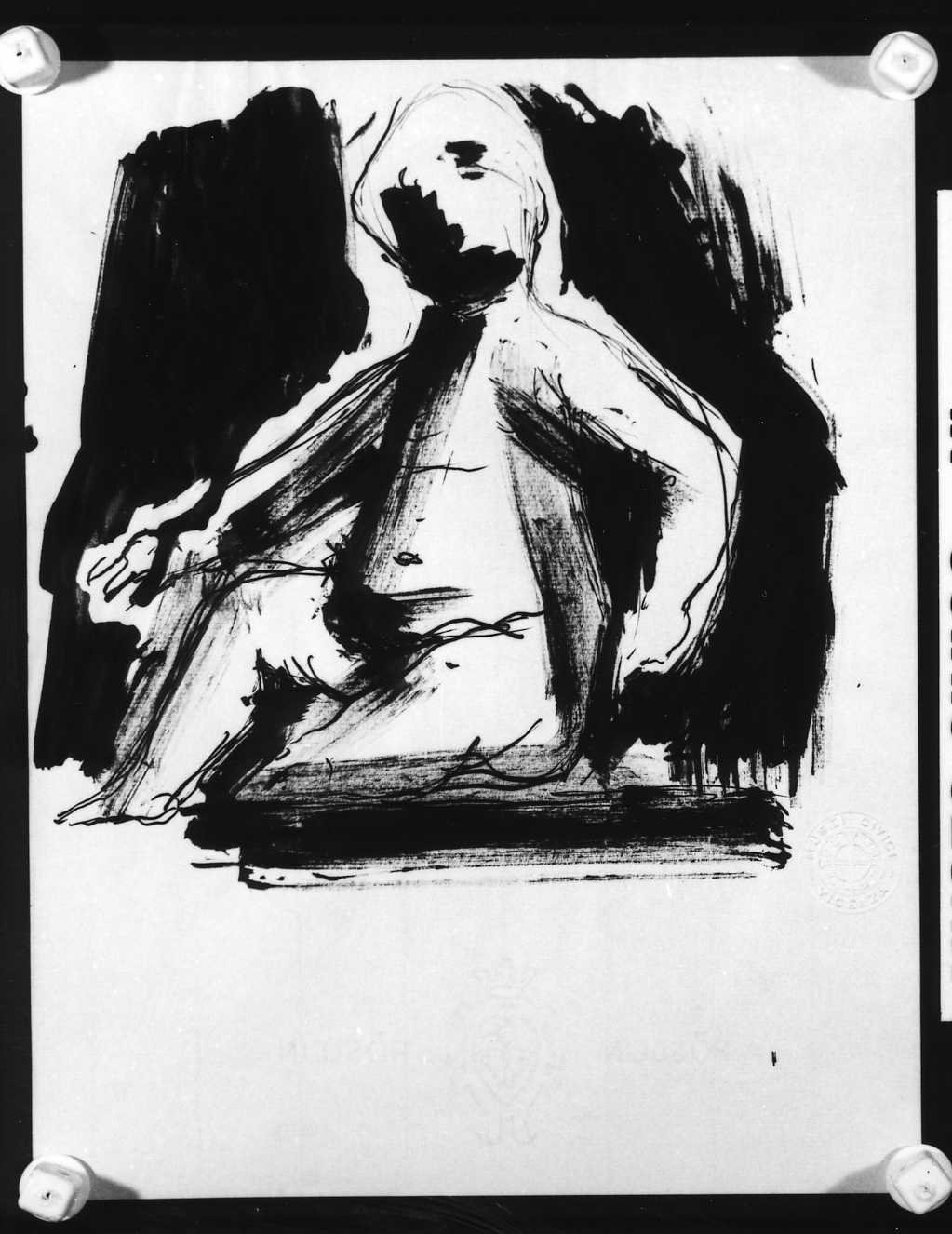 Gesù Bambino (disegno, serie) di De Maria Otello (sec. XX)