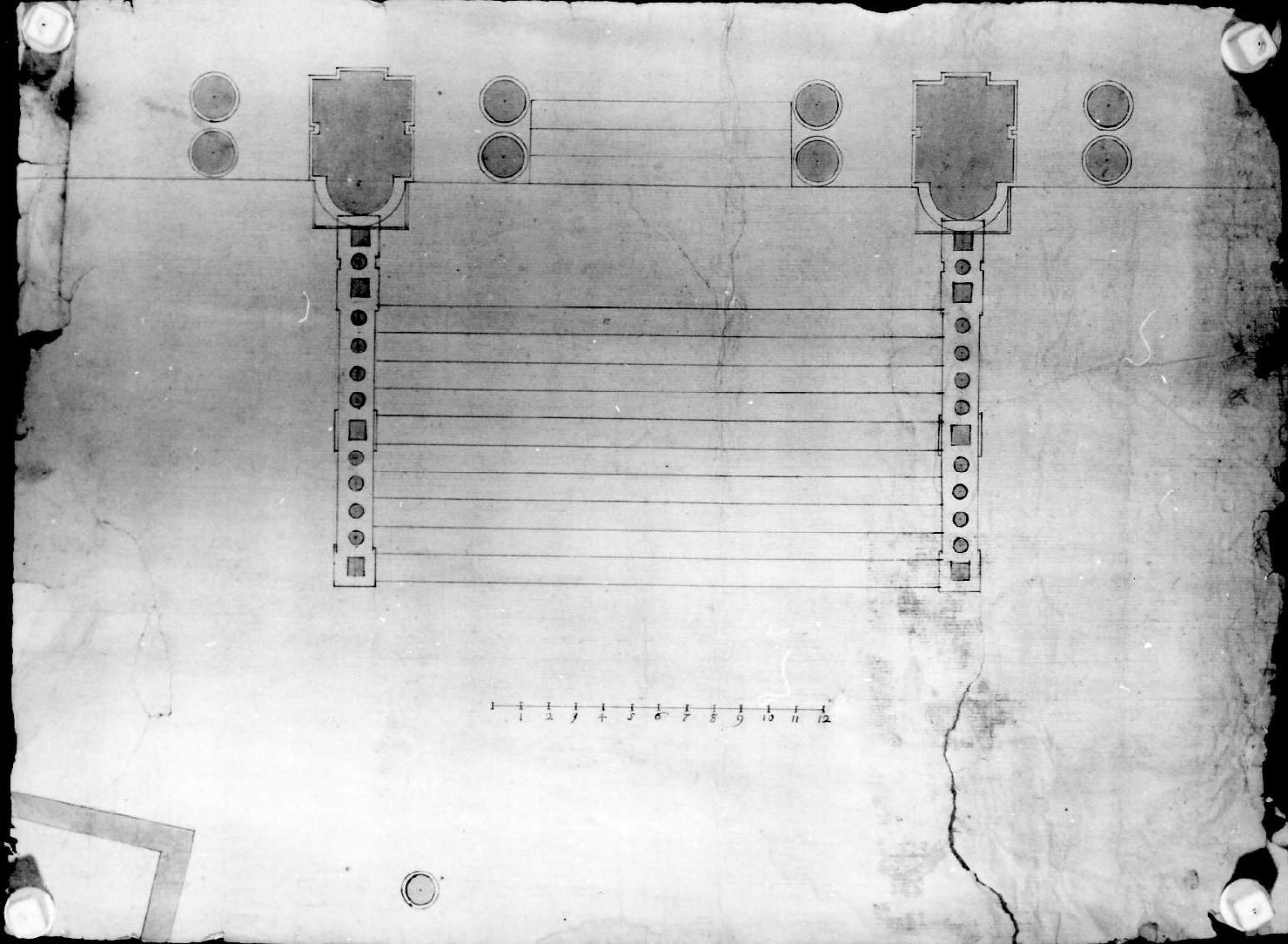 scala (disegno) di Albanese Giovanni Battista (bottega) (sec. XVII)