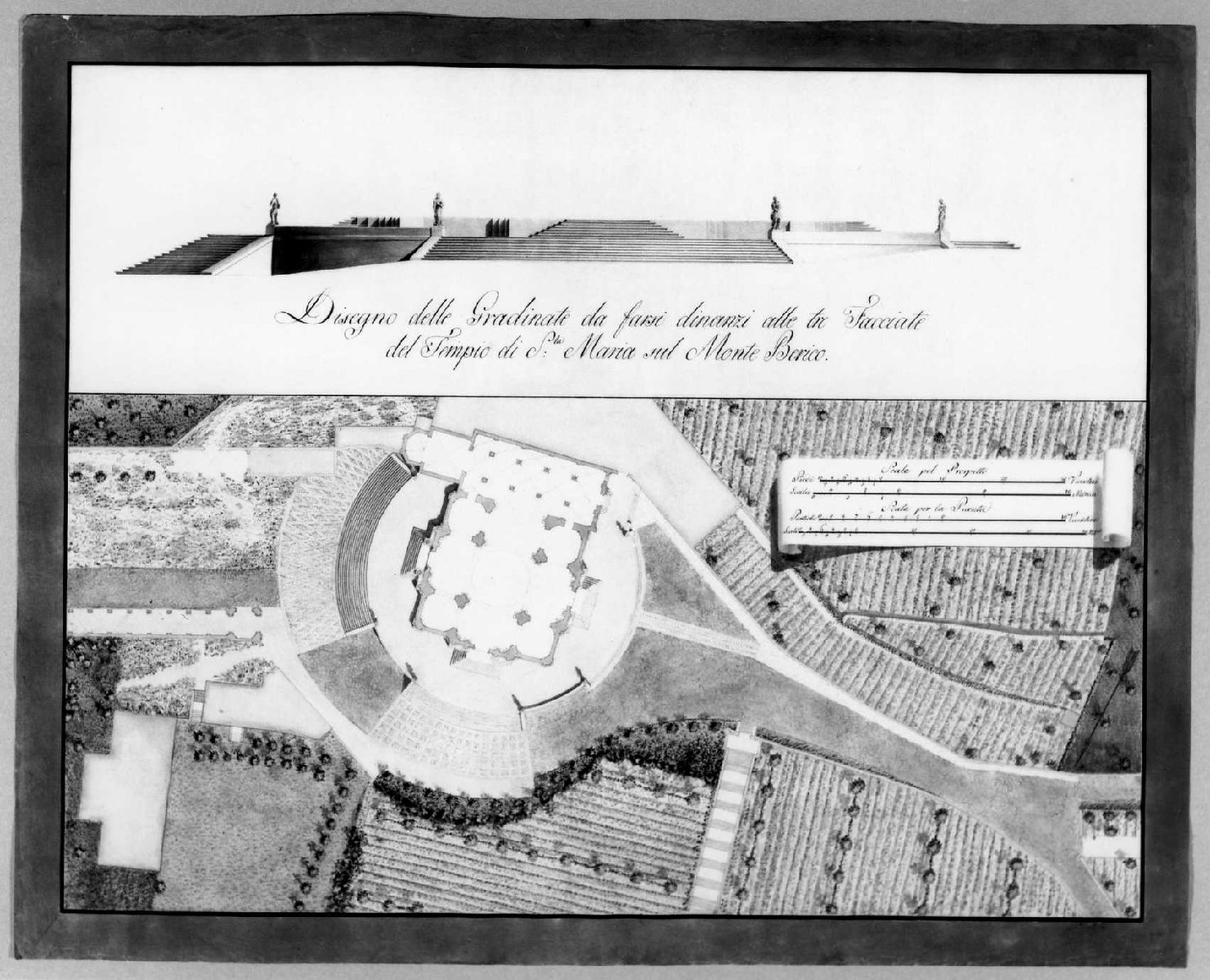 planimetria (disegno) di Malacarne Bartolomeo (sec. XIX)