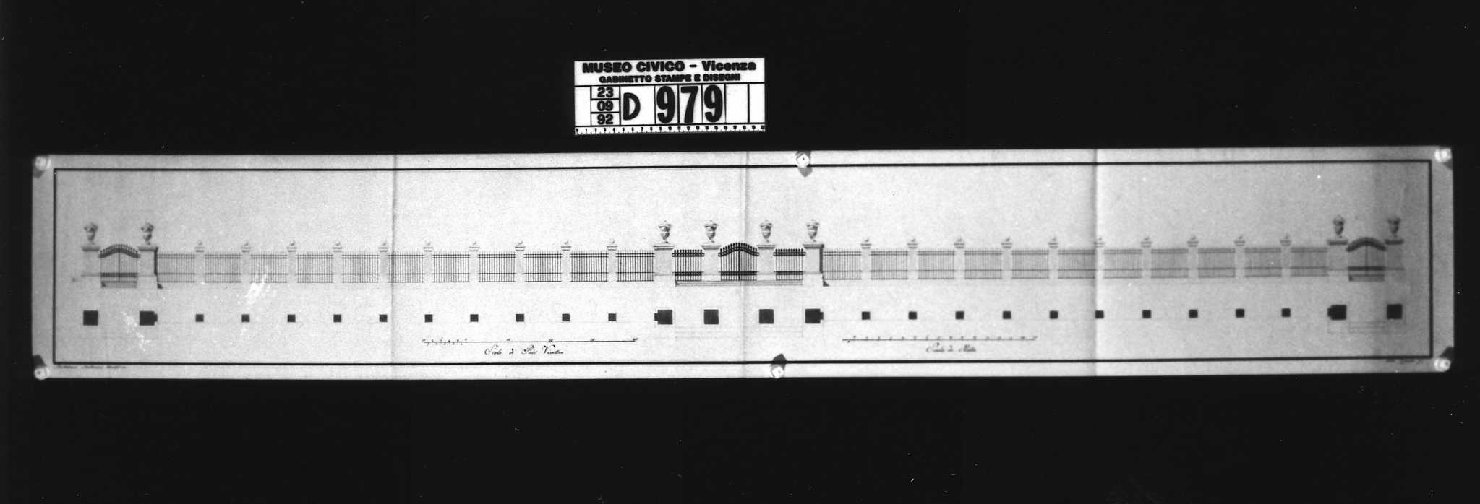 cancellata (disegno) di Malacarne Bartolomeo (sec. XIX)