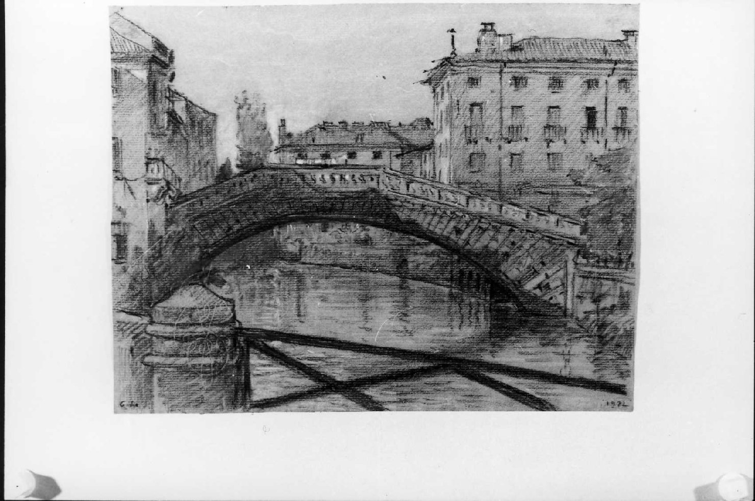 veduta di Vicenza (disegno) di Lukomsky Giorgio (sec. XX)