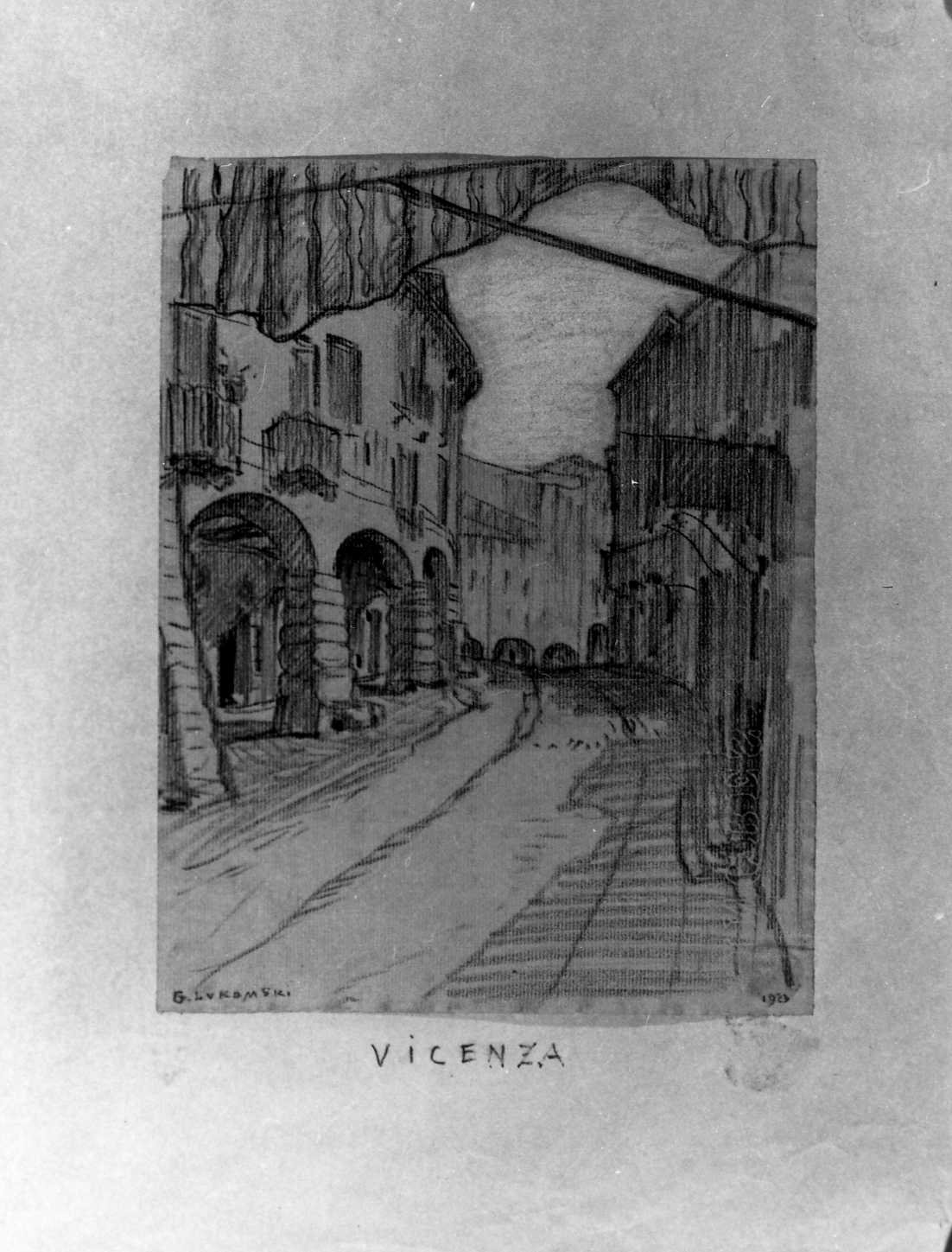 veduta di Vicenza (disegno) di Lukomsky Giorgio (sec. XX)
