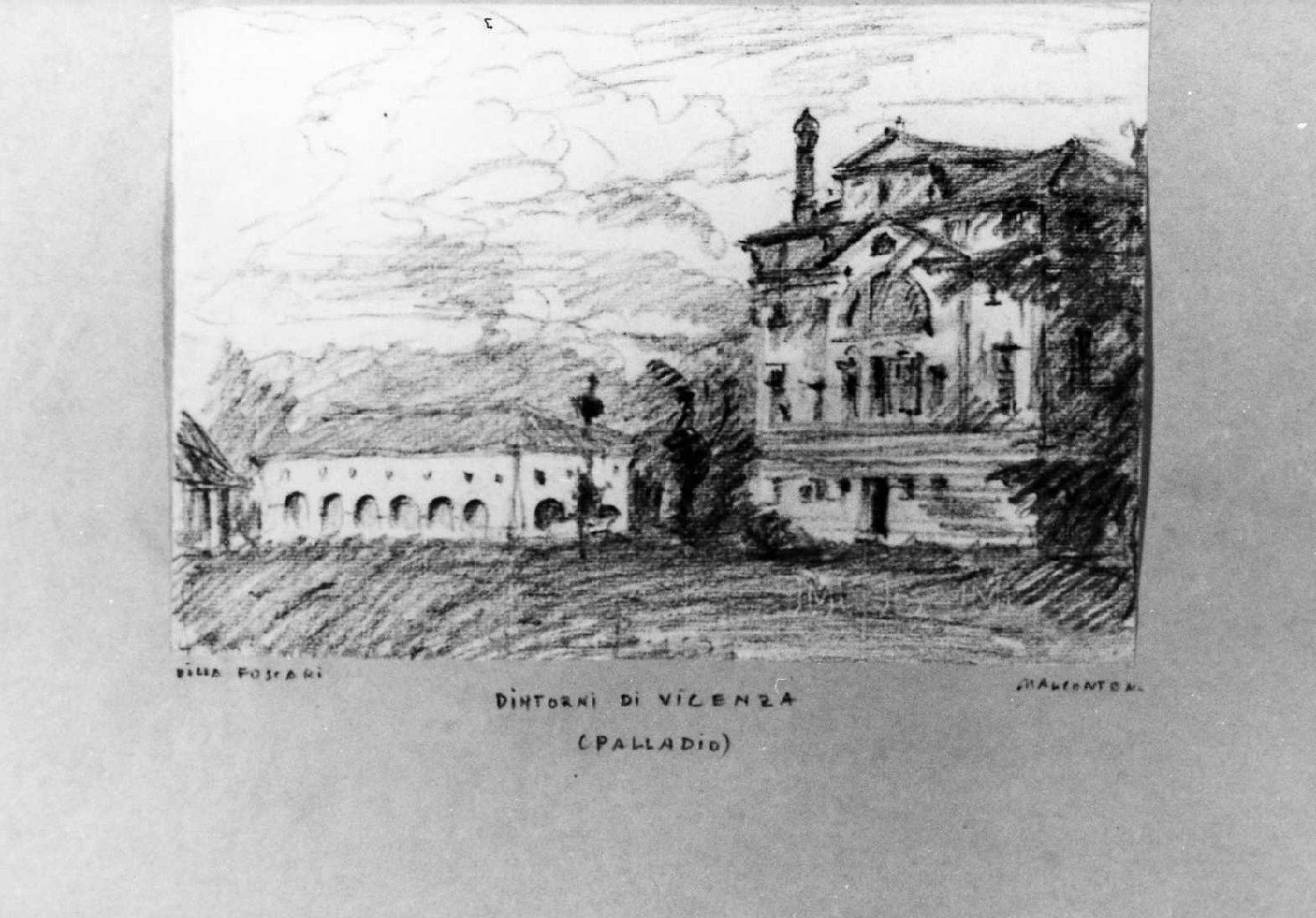 villa Foscari detta "La Malcontenta" a Mira (VE) (disegno) di Lukomsky Giorgio (sec. XX)