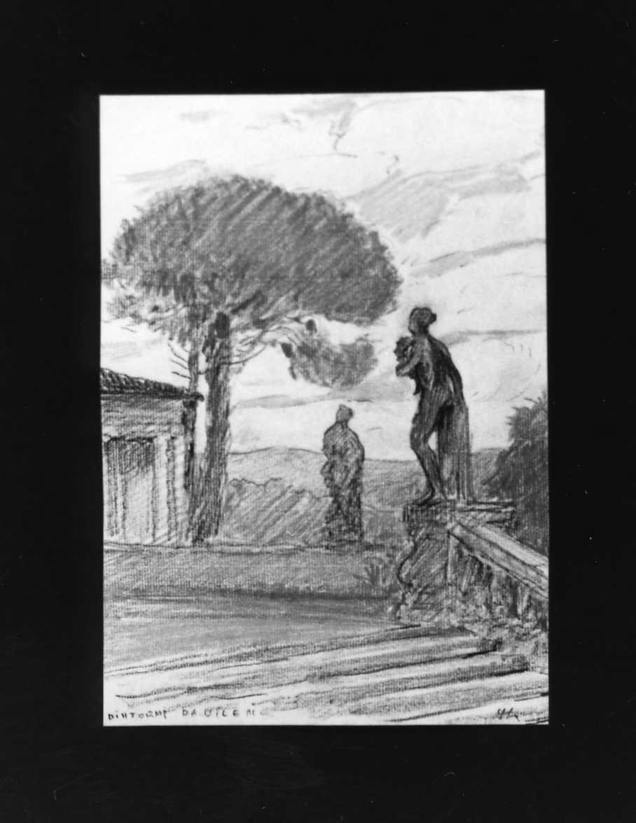villa Piovene a Lonedo (VI) (disegno) di Lukomsky Giorgio (sec. XX)