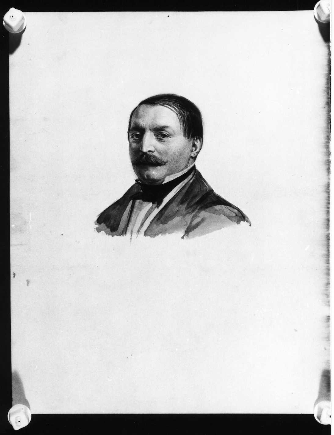 busto ritratto d'uomo (disegno) di Busato Giovanni (sec. XIX)