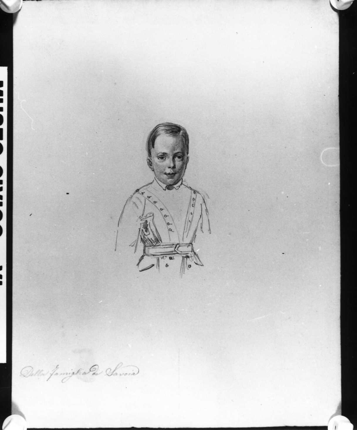 ritratto di bambino (disegno) di Busato Giovanni (sec. XIX)