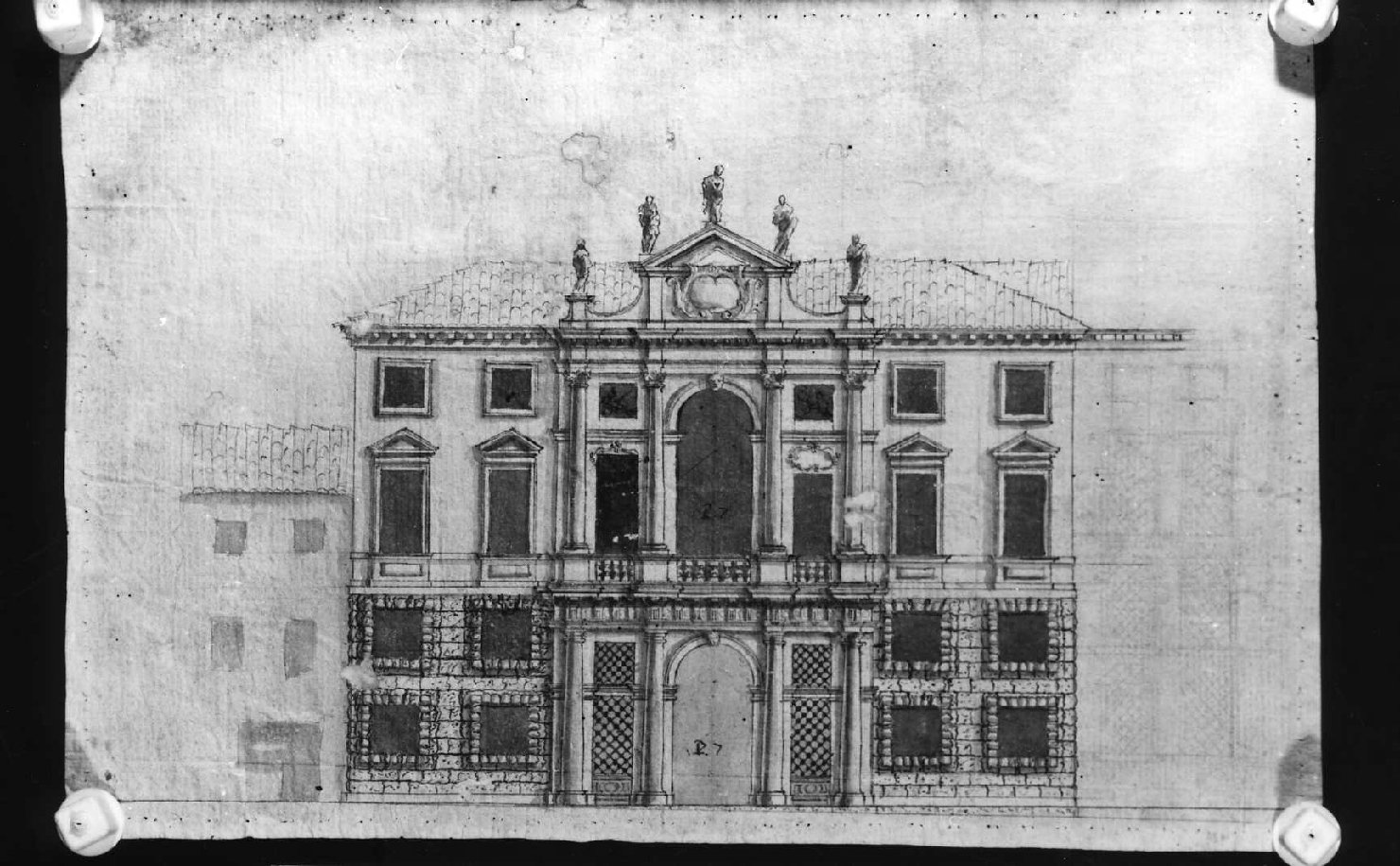 architetture di Vicenza (disegno, serie) di Muttoni Francesco (sec. XVIII)
