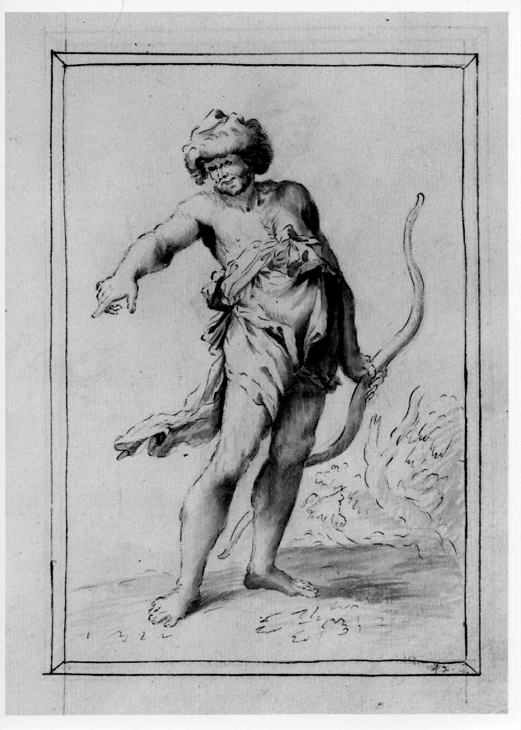 soldato (disegno, serie) di Marinali Francesco (sec. XVIII)