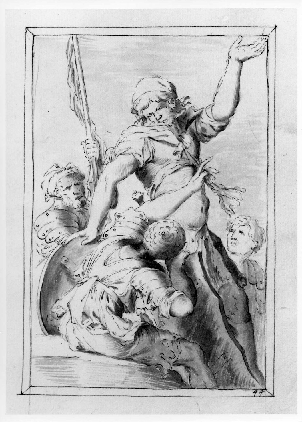 soldati (disegno, serie) di Marinali Francesco (sec. XVIII)