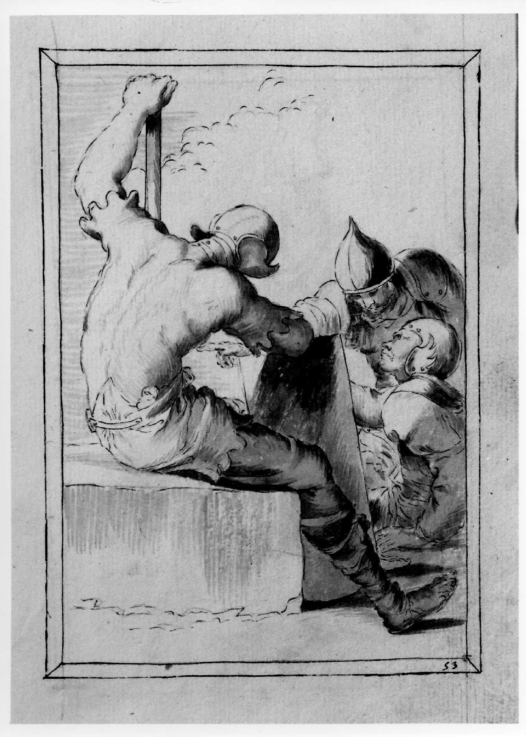 soldati (disegno, serie) di Marinali Francesco (sec. XVIII)