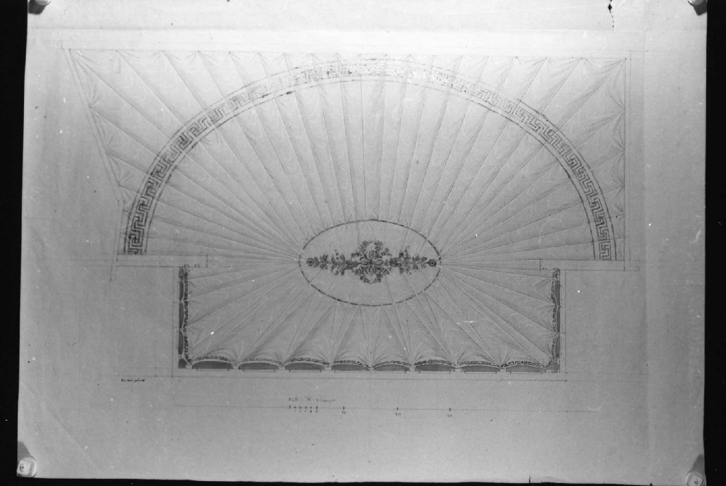 soffitto (disegno, serie) di Picutti Giovanni (sec. XIX)