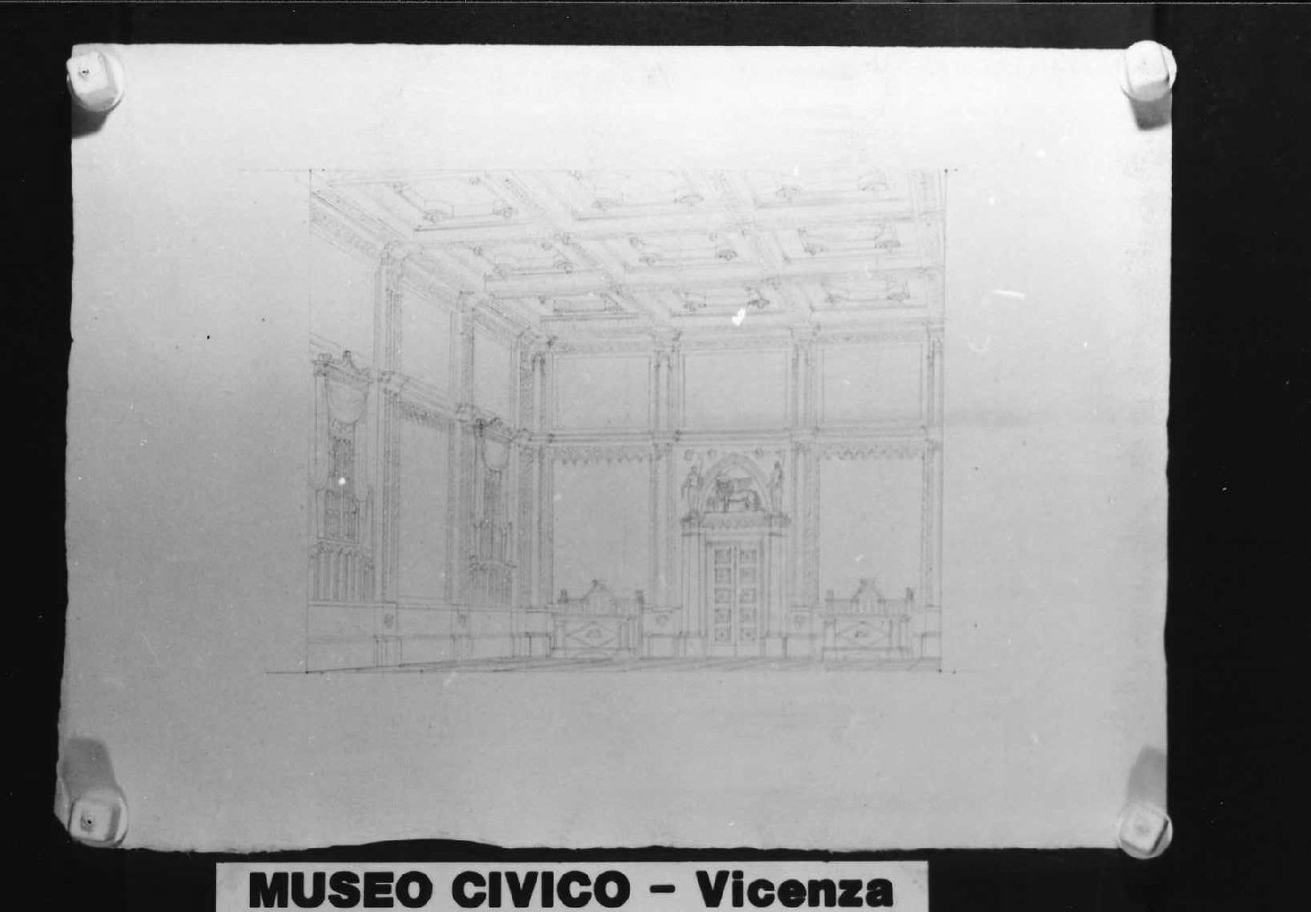 interno (disegno) di Picutti Giovanni (sec. XIX)