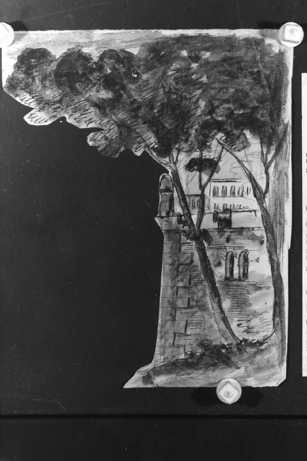 scenografia teatrale (disegno) di Picutti Bartolomeo (sec. XIX)