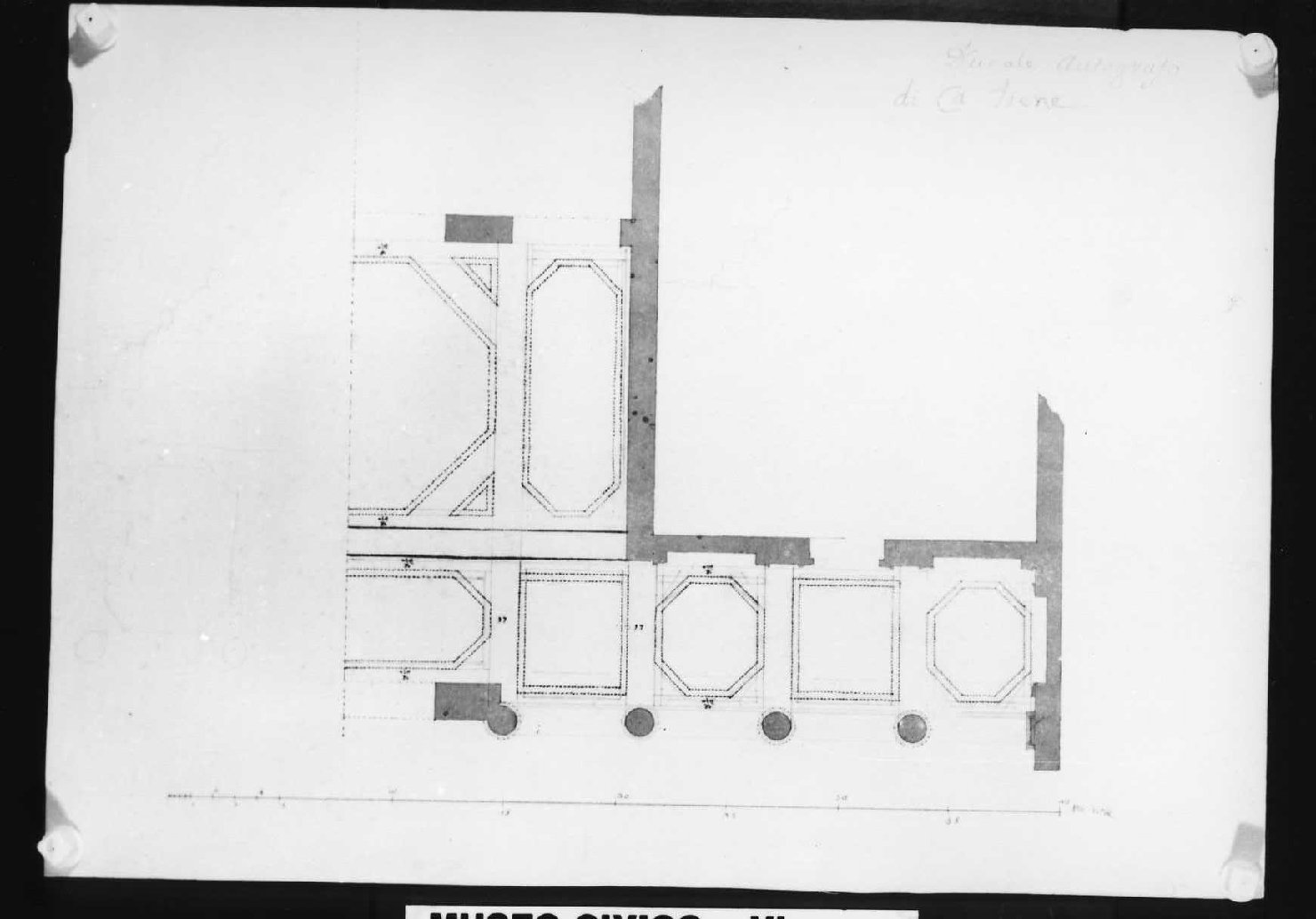 soffitto (disegno) di Calderari Ottone Maria (seconda metà sec. XVIII)