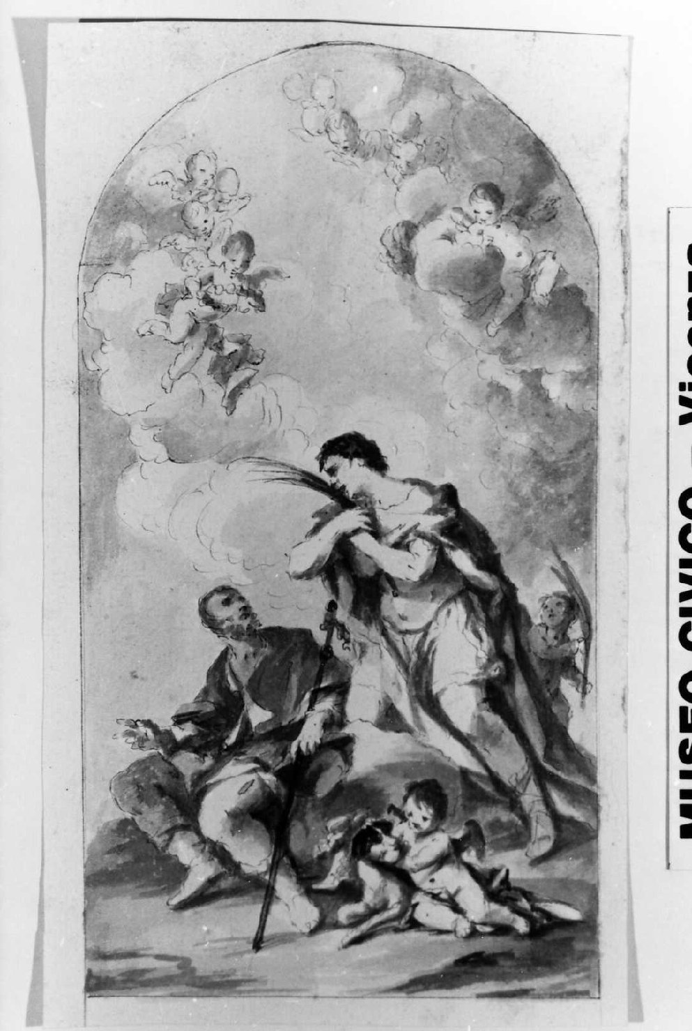 Santi (disegno) di De Pieri Giovanni Antonio detto Zoppo Vicentino (sec. XVIII)