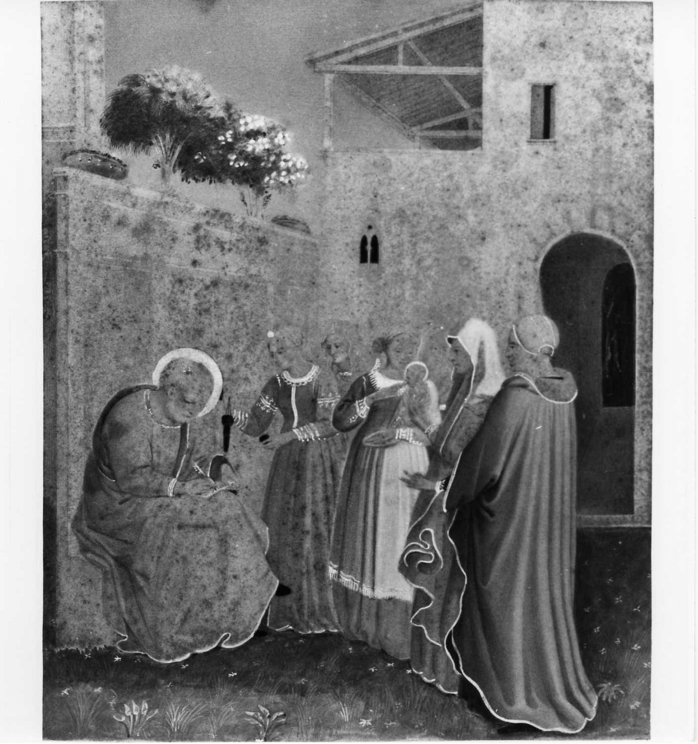 presentazione di Gesù al tempio (disegno, serie) di Perlotto Tito Catone (sec. XIX)