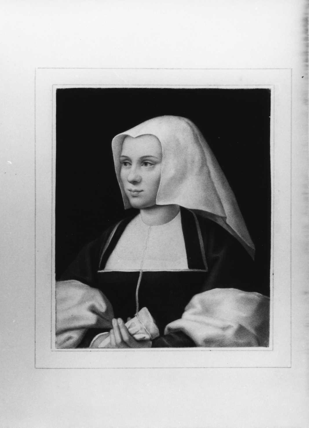 ritratto di donna (disegno, serie) di Perlotto Tito Catone (sec. XIX)