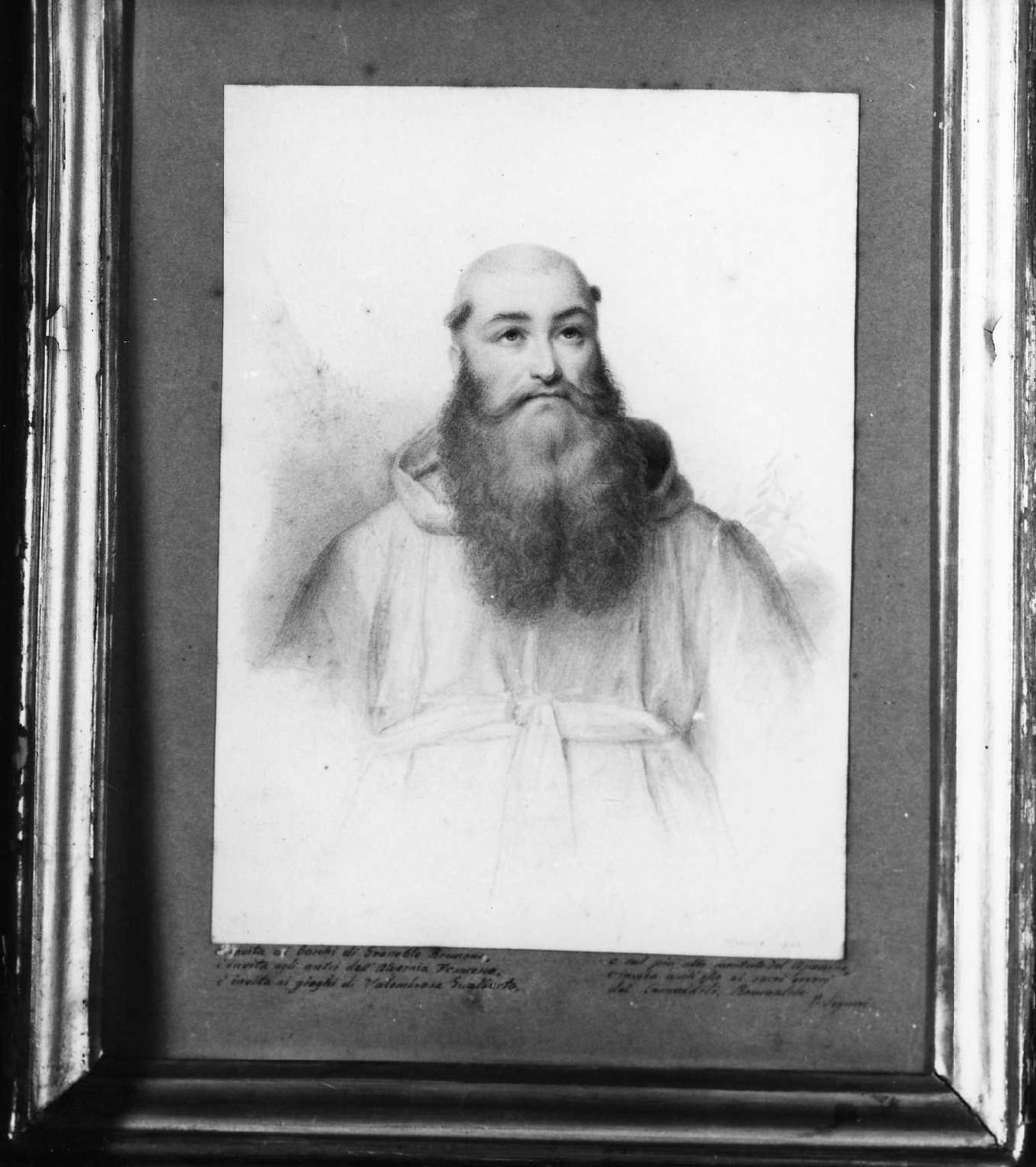 San Romualdo (disegno) di Perlotto Tito Catone (sec. XIX)